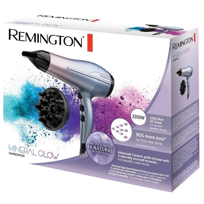 SECADOR PELO MINERAL GLOW D5408 (REMINGTON)